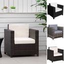1 Sitzer Gartenterrasse Rattan Korb Möbel Einzelwürfel Stuhl Sofa Outdoor