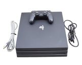 Sony PlayStation 4 Pro CUH-7015B 1TB 4K Gaming Console Black w/Controller &Cords