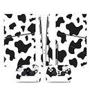 Guugoon Full Set Skins Compatible with Ps5 Slim Disc Console and Controller, Ps5 Slim Disc Decoration and Protective Stickers,04