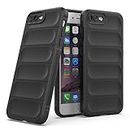 Gorilion for [ Apple iPhone 7 Plus / 8 Plus / 7+/8+ ] Back Case Cover | Liquid Silicone Flexible Magic Case | Camera Protection | for [ Apple iPhone 7 Plus / 8 Plus / 7+/8+ ] - Black