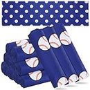 FuWeave 12 Pcs Cooling Towel 40 x 12 Inch Baseball Ice Towel Microfiber Football Towel Breathable Chilly Soccer Towel Sport Towel Fast Drying Towel for Gift Women Men Accessori(Blue, Baseball)