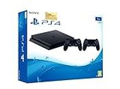 Sony PS4 1TB Slim Console with Additional Dualshock Controller (Black)