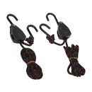   2PCS 1/8" Heavy Duty Rope Hanger Ratchet Kayak and Canoe Bow and Heck