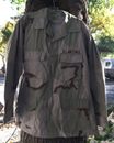 Vintage Desert Camouflage Combat Coat Military Air Force Jacket Hunting L Long