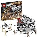 LEGO 75337 Star Wars Le Marcheur at-Te, Jouet, Construction de Figurines de Droïdes de Combat, Ensemble La Revanche des Sith, avec Clone Troopers