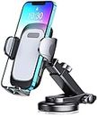 WOCBUY Car Phone Holder, [Strong Suction] Phone Holder Car for Dashboard & Windshield, 360° Rotate Long Arm Car Cell Phone Mount Compatible with iPhone 15 Pro Max/14/13/12/11, All 4”-7” Cellphones