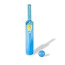 UGAM CREATION Plastic Bat Ball Toy for Boys and Girls, Kids Cricket Kit, Sport & Outdoor Playing Activity Cricket Kit for Kids (Random Color) (Blue)