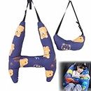 ENILSA H-Shape - Kid Car Sleeping Head Support,Children on Head Support and Body Support Pillows,Baby Toddler Travel Pillows,Travel Pillows for Car Seat,Helps Improve Body and Head Comfort (Tiger)