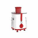 BOSS Aster Electric Juicer for Fruits & Vegetables Centrifugal Juicer 350 Watt | Juicer Mesh with SS Sieve & Pusher | Removable Pulp Container | 2 Year Warranty, Red