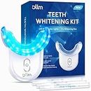 Teeth Whitening Kit Gel Pen Strips - Ollm Specially Formulated for Sensitive Teeth, Gum, Braces Care 32X LED Light Tooth Whitener, Professional Oral Beauty Products Dental Tools 2 Mouth Trays