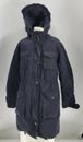 Allsaints Womens Black Hooded Goose Down Avalanche Parka 12