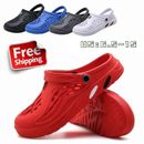 Men Slip On Garden Mules Clogs Sports Sandals Beach Water Slippers Shoes Size