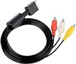 GAMES PLANET ZONE GPZ AV cable compatible on PS-2 & PS-3 Gaming console Audio Video RGB cable