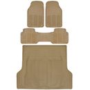Automotive Floor Mats & Cargo Liners for 3-Row Vehicles Custom Fit Trimmable Set