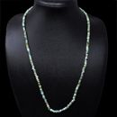 65,00 Karat erdabbauter peruanischer Opal runde Form facettierte Perlen Halskette NK 70E58