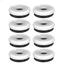 WAGNER QuickClick® Chair Glides I Set of 8 Replacement Glides I - Natural - Diameter 30 mm - for Base Diameter 30 mm - Made in Germany - 15803300