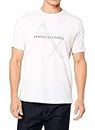 Armani Exchange Men's 8nzt76 T Shirt, White, M UK
