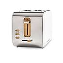 Nedis Toaster 2 Wide Slots Soft Touch White