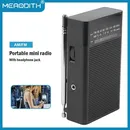 Portable Mini Radio AM / FM radio station with built-in speaker stereo pocket AM FM radio with