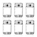 Golden Bird Wide Mouth Glass Mason Jars For Canning Decorating,Preserving & Kitchen Storage - 300 ML - Set OF -6