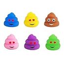 6Pc Mochi Squishy Poop Toys,Mini Poo Moochies Squishies Pack for Party Bags,Kawaii Soft Small Moji Fidget Toy Party Bag Fillers for Kids Boys Girls Birthday Joke Present,Christmas Stocking Filler Gift