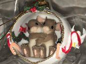 Charming Tails "OUR CHRISTMAS TOGETHER " MOUSE christmas ORNAMENT