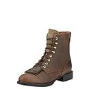 Ariat Women's Heritage Lacer II Western Cowboy Boot, Distressed Brown, 8 M US