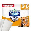Royale Tiger Strong Paper Towel, 3 Equal 6 Rolls, 98 Sheets per Roll