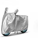 RiderRange Magic Silver Scooter Body Cover Compatible with Crayon Envy | 100% Waterproof | Dust and UV Protection | Elastic Bottom | Double Stitched | 5-Thread Interlock | Mirror Pockets (Silver)
