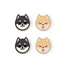 GeekShare Cute Animal Theme Thumb Grip Caps,Compatible with Nintendo Switch / OLED / Switch Lite,Soft Silicone Joystick Cover,4PCS -- Shiba Inu [video game] [video game] [video game]