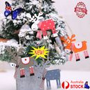Gifts Wooden Ornaments Christmas Decoration Xmas Tree Hanging Elk Pendant CZ