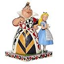 Enesco Disney Traditions by Jim Shore Alice in Wonderland and The Queen of Hearts Figurine, 8.25 Inch, Multicolor