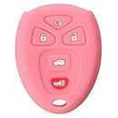 YONGYAO 5 Buttons Silicone Case for Chevrolet Pink
