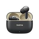 realme Buds T300 TWS Earbuds with 40H Play time,30dB ANC, 360° Spatial Audio with Dolby Atmos, 12.4 mm Dynamic Bass Boost Driver, IP55 Water & Dust Resistant, BT v5.3 (Stylish Black)