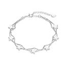 Philip Jones Silver Plated Star Bracelet
