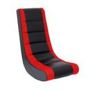Classic Video Rocker Floor Gaming Chair Kid Teen PU Faux Leather Polyester Mesh