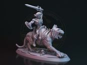 He-Guy on Tiger miniatures for tabletop, boardgames, dioramas...