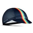 Hikenture Cycling Cap for Men and Women,Bike Hat with Visor Summer Sun Hat(Navy)