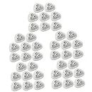 Mobestech 40 Pcs Paste The Universal Wheel Mini Kitchen Appliance Stick Self Adhesive Caster Tiny Home Furniture Mini Casters Paste Type Small Pulley Rubber White Ball to Rotate