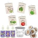 City Greens DIY Home Garden | Seed Starter Kit | Beginners Hydroponic, Soil & Cocopeat Kit | Consists of Seeds | Cocopeat | 30 Netpots | Nutrients | Grow Upto - 30 Plants.