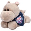 USA Swimming Short Stack Hippo Plush