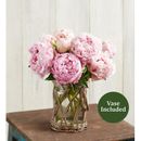 1-800-Flowers Flower Delivery Precious Peony Bouquet 10 Stems W/ Wicker Vase