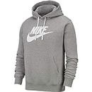 Nike Men's Sportswear Club Fleece Hoodie (M, Dark Grey/Heather)