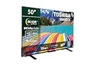 TOSHIBA 50UV2363DG Smart TV 4K UHD de 50", sin Marcos, con HDR10, Dolby Audio, Compatible con Asistente de Voz Alexa y Google, Bluetooth