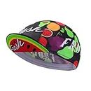 BikingBros Funny Cycling Cap - Polyester Food Watermelon Cycling Hat-Under Helmet - Cycling Helmet Liner Breathable&Sweat Uptake