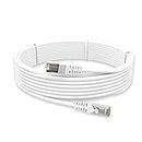 Quantum RJ45 Ethernet Patch/LAN Cable with Gold Plated Connectors Supports Upto 1000Mbps -32Feet (10 Meters), White