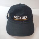 Ridgid Tools Adjustable Baseball Cap Hat The Home Depot Black Cotton 