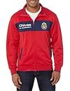 Federacion Mexicana de Futbol Asociacion Club Deportivo Guadalajara - Chivas Mens Centering Full-Zip Track Jacket, Red, XXL
