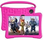 Kids Tablet, 10 inch Android 13 Tablet for Kids, 4GB RAM 64GB ROM 512GB Expand, Toddler Tablet with Shockproof Case, Bluetooth, GMS, WiFi, Parental Control, Dual Camera, Games (Rose)
