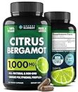 Citrus Bergamot Extract 1000mg - Citrus Bergamot Supplement for Heart, Immune System Support, and Healthy Aging - Pure, Vegan Bergamot Capsules
